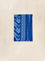 Bonanza Satrangi Blue Blossom 3-Piece Suit – dupatta
