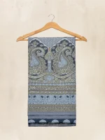 Bonanza Satrangi Grey Mosaic 2-Piece Suit – dupatta