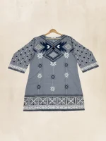 Bonanza Satrangi Grey Mosaic 2-Piece Suit – shirt